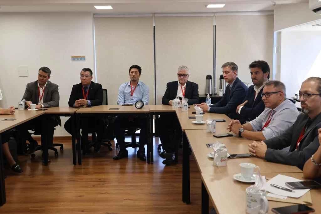 Vitor Ozaki, CEO da Picsel, em workshop da GIZ e Euroclima+ sobre instrumentos de gestão de risco e seguro paramétrico para pequenos agricultores